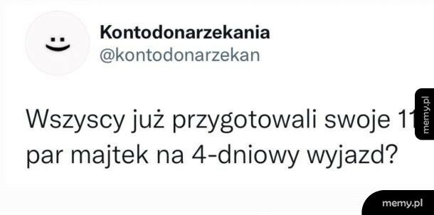 Pakowanie na wyjazd