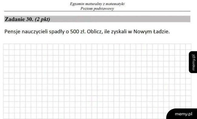 Matura z matematyki