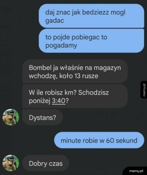 Rozmowa o bieganiu