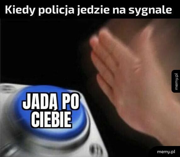 Kiedy policja jedzie na sygnale