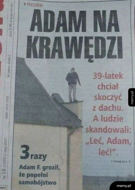 Adam na krawędzi