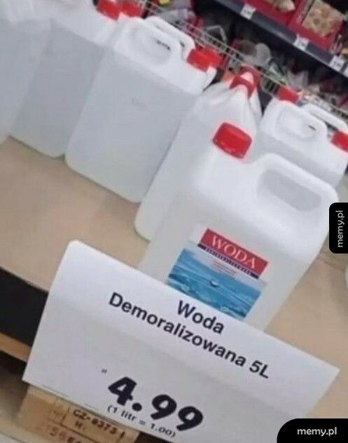 Zdemoralizowana woda