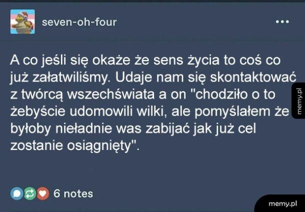 Sens życia