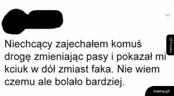 Bardziej zabolało