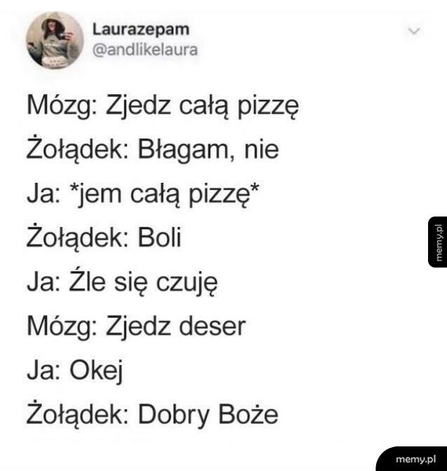 Mózg vs. Żołądek