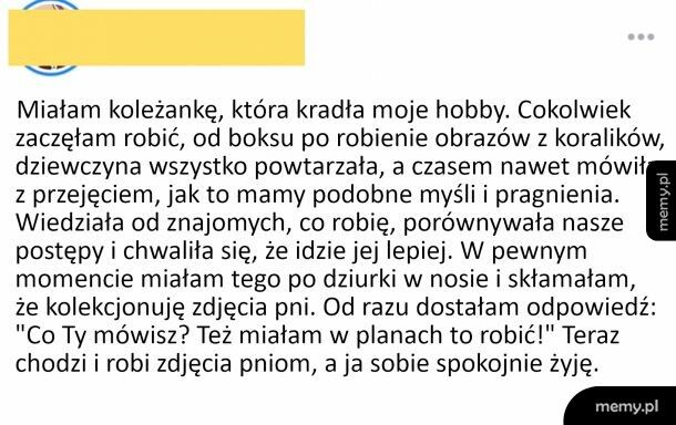 Złodziejka hobby