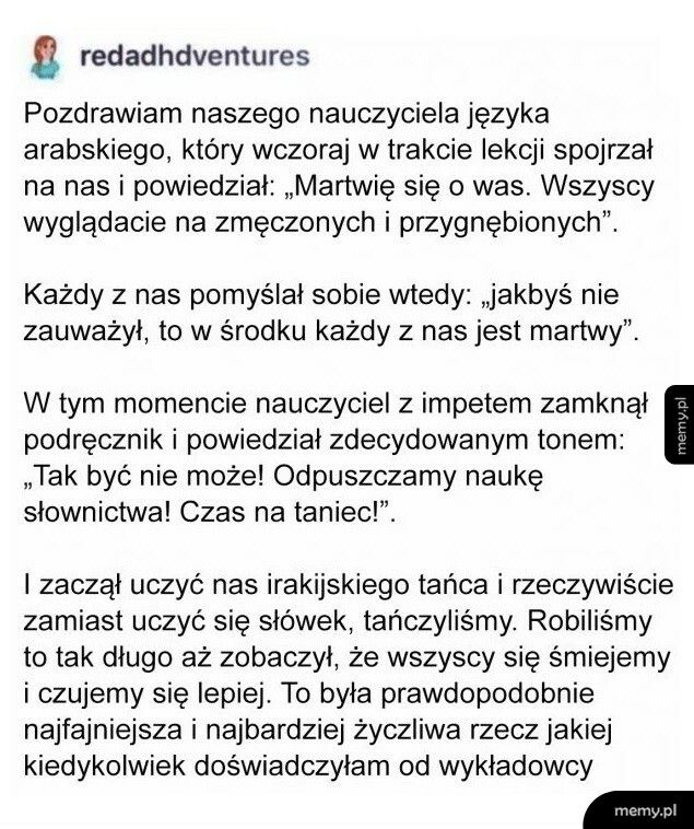 Zmieniona forma zajęć