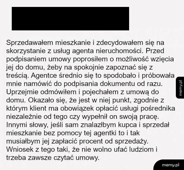 Sprzedaż mieszkania