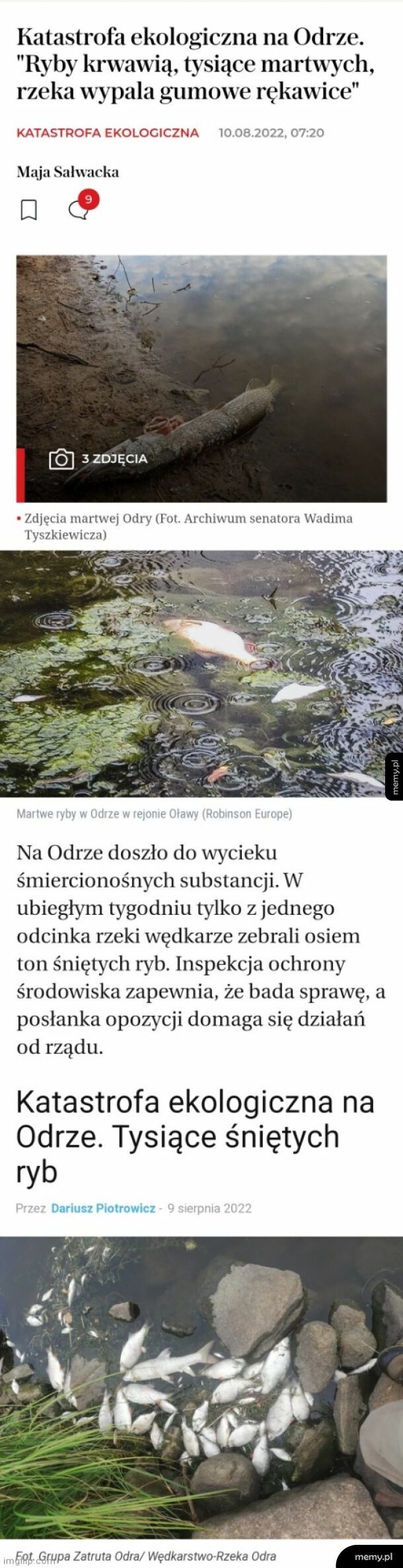 Skażona woda dotrze na Pomorze