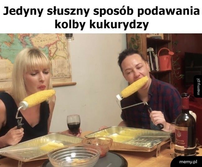 Jedzenie kukurydzy