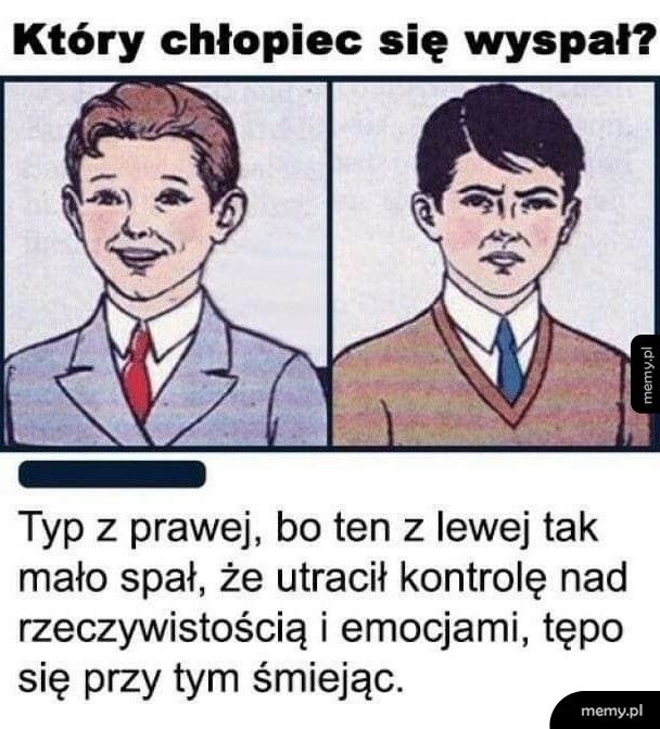 Kto się wyspał?