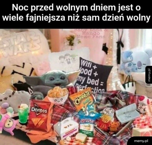 Wieczór przed wolnym