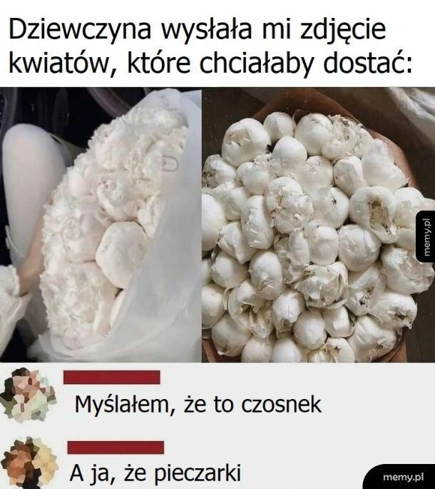 Dalej widzę czosnek