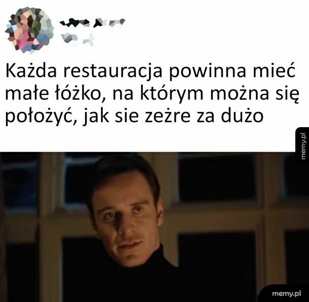 Łóżko w restauracji