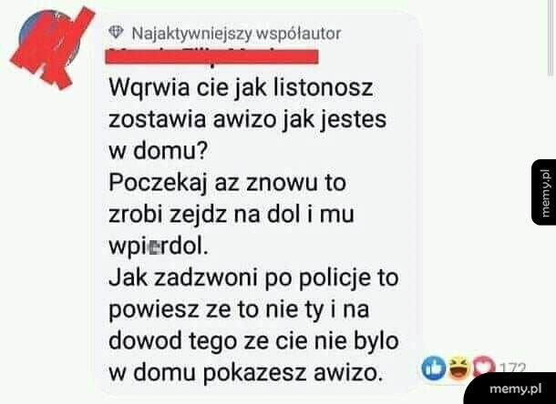 Sposób na awizo