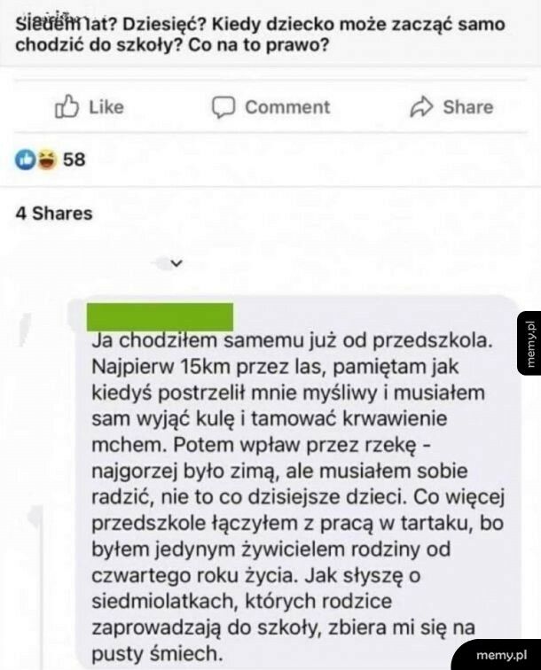 Samodzielne chodzenie do szkoły