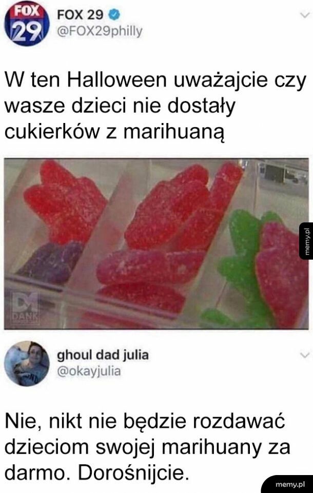 Cukierki z marihuaniną