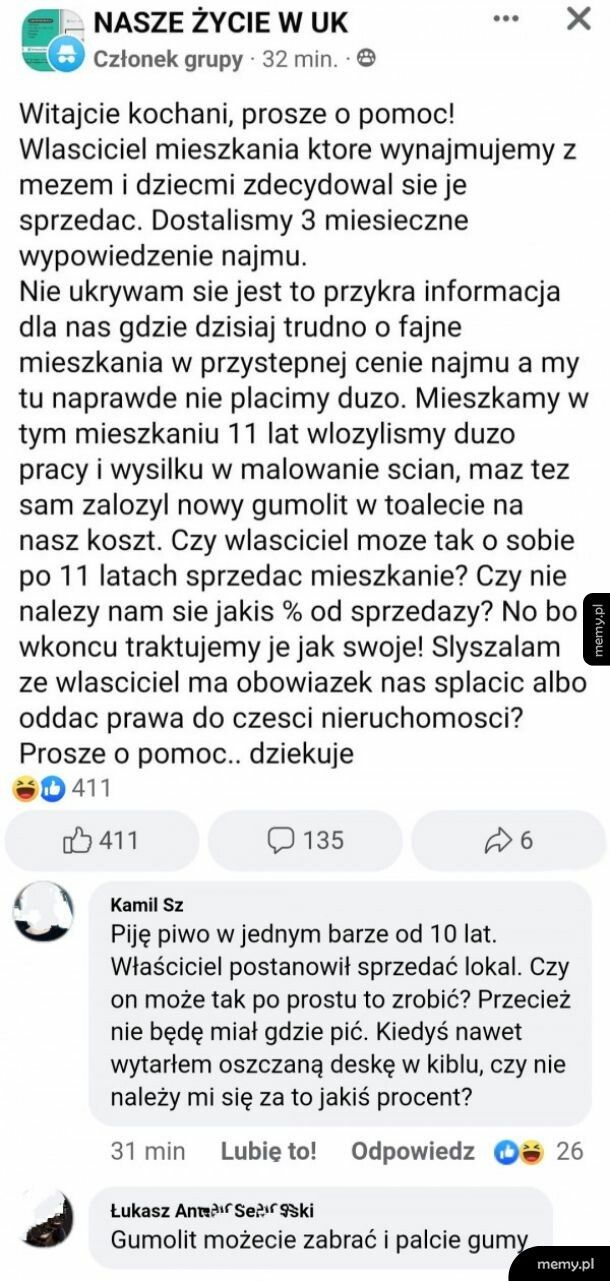 Ale jak to? Nic nam się nie należy?