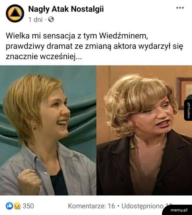 Prawdziwy dramat ze zmianą aktora