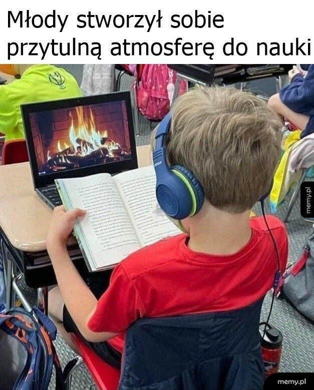 Nauka przy kominku