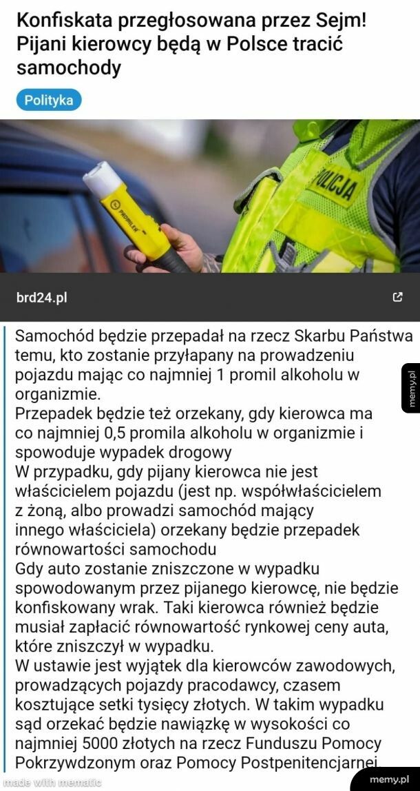 I prawidłowo. Jeździsz po pijaku? Nie powinieneś mieć samochodu