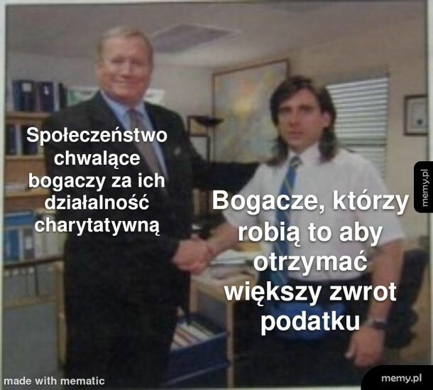 Działalność charytatywna to kolejne narzędzie do powiększania majątku