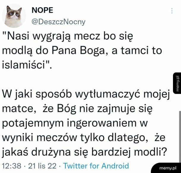 W moim domu zawsze się modlili gdy Małysz skakał i myśleli, że to pomaga mu osiągać lepsze wyniki