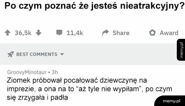 Po czym poznać, że jesteś nieatrakcyjny