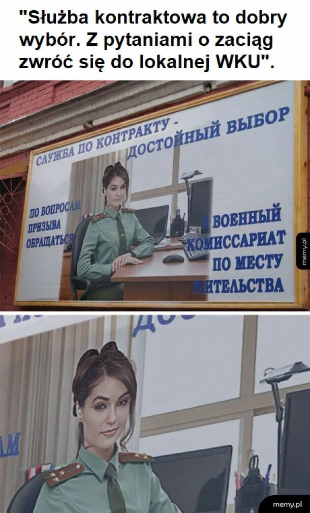 Sasza reklamuje w Rosji śmierć za putlera na ukraińskim froncie (w sumie imię się zgadza)
