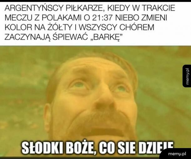 Nie jaram się tym meczem, ale mem mnie rozbroił xD