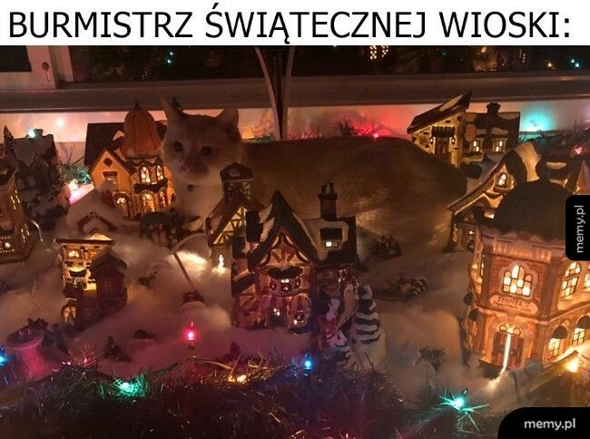 Burmistrz świątecznej wioski