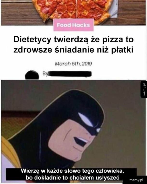 Właśnie to chciałem usłyszeć