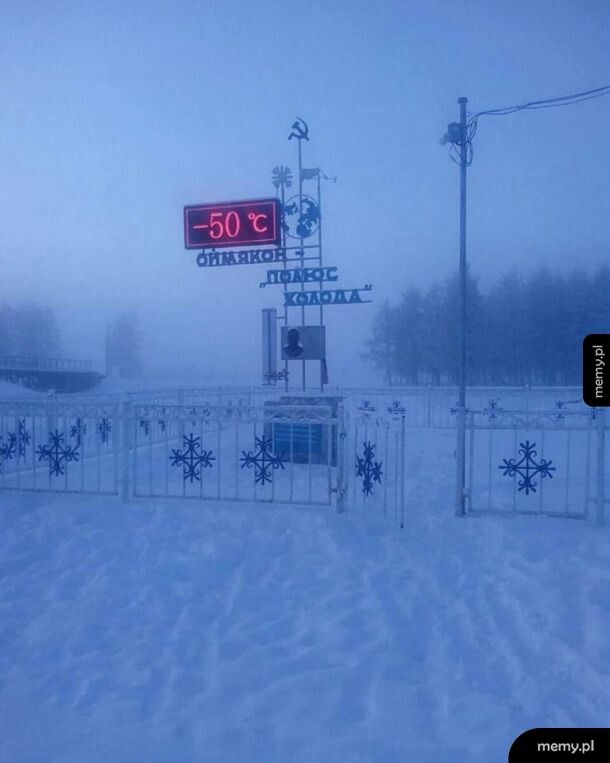 Raczej rześko (szkoły zamkną, jak temperatura spadnie poniżej -52 stopni)