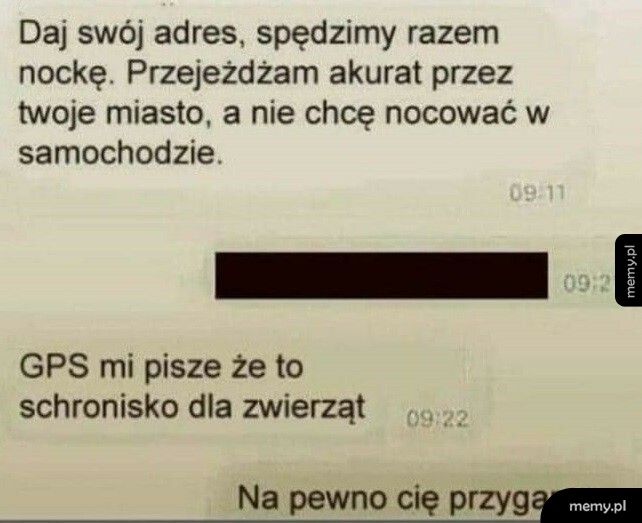 W poszukiwaniu noclegu