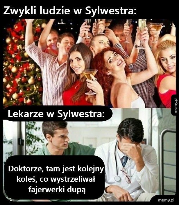 Lekarze w Sylwestra