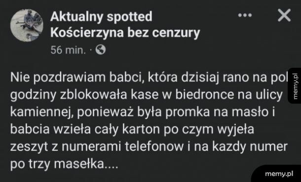 Masło na promce