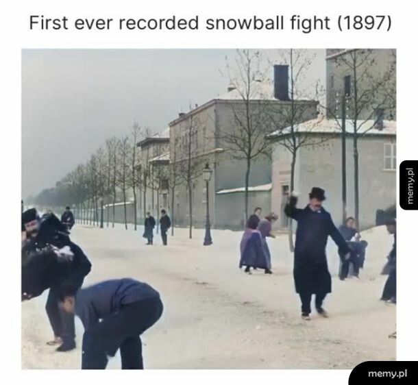 XIX-wieczna bitwa na śnieżki