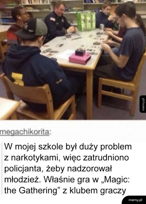 Policjant w szkole