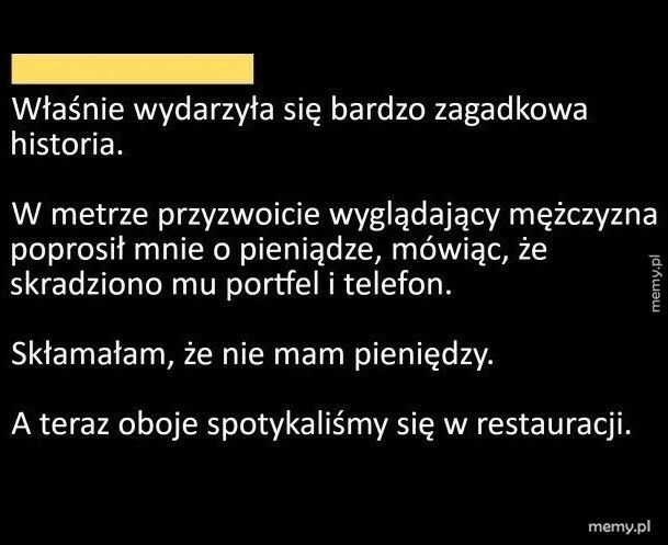 Zagadkowa historia