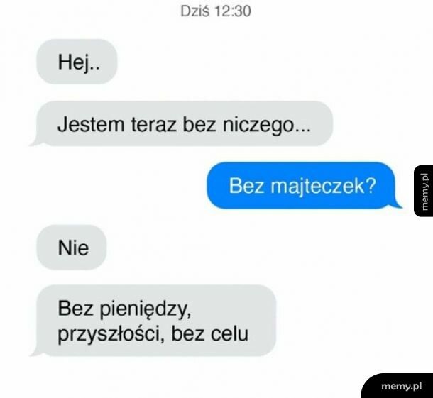 Bez niczego