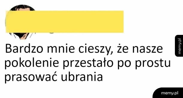 Nawet nie ma żelazka