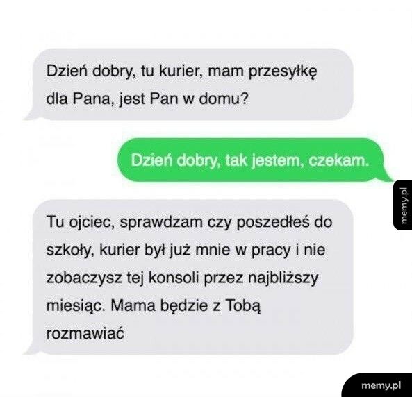 Wiadomość od kuriera