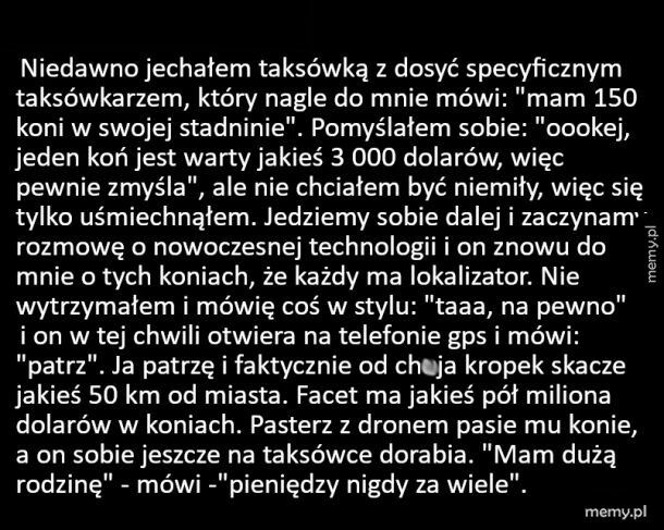 Specyficzny taksówkarz