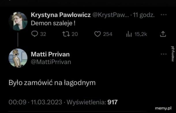 Demon szaleje