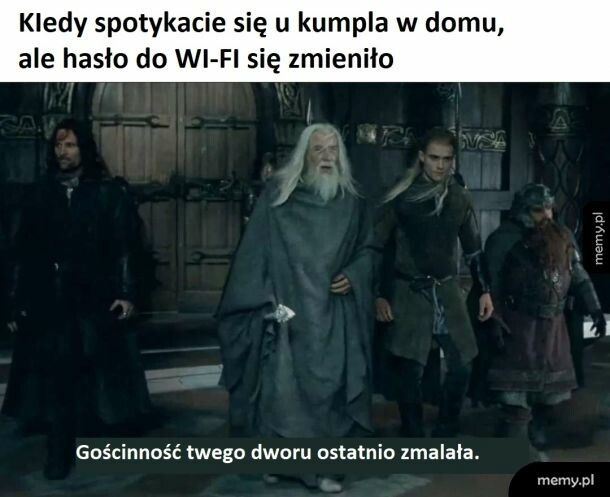 Idzie Gandalf Szary, zwiastun klęsk