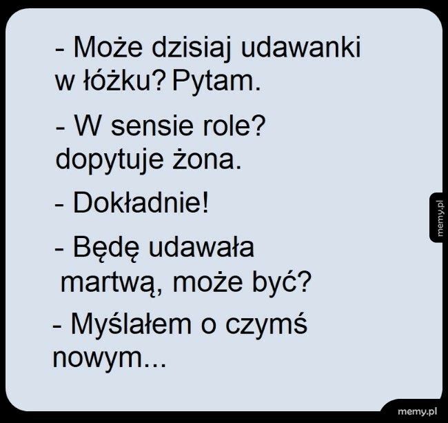 Udawanki w łóżku