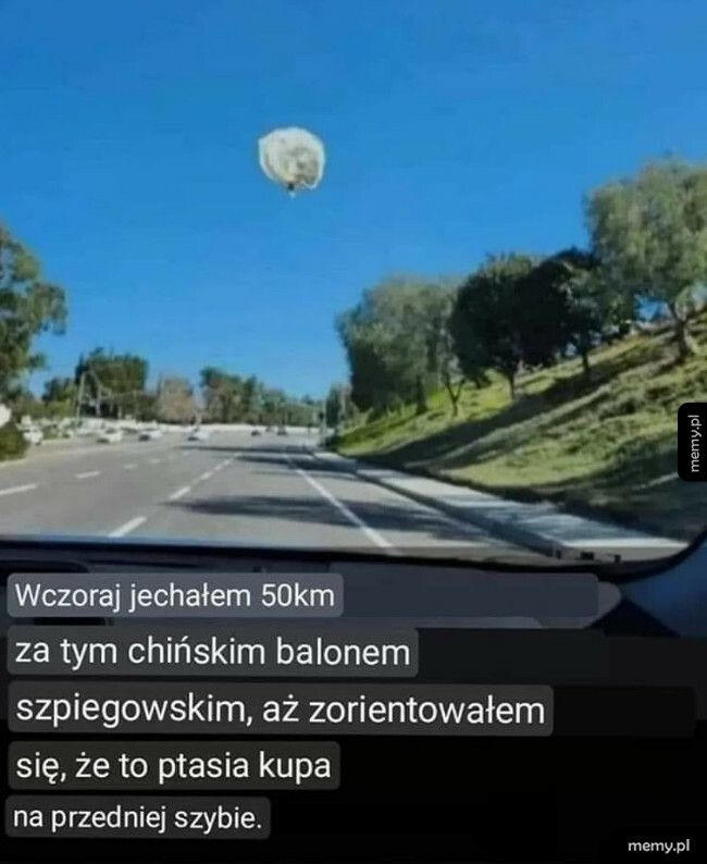 Chiński balon szpiegowski