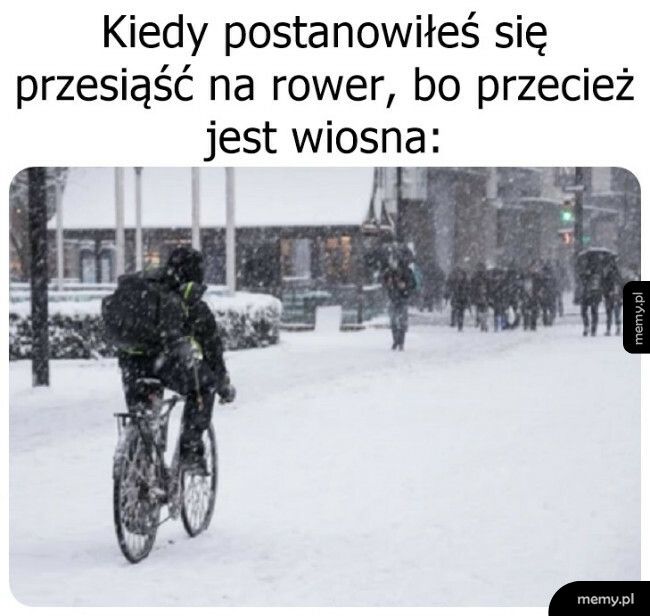 Miła i wiosenna przejażdżka podczas powrotu z pracy