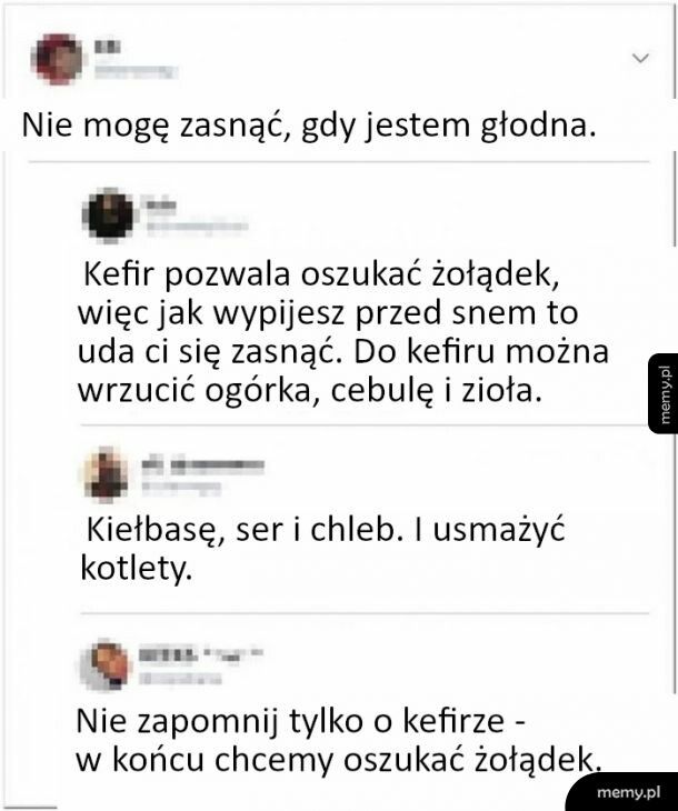 Kefir na oszukanie żołądka