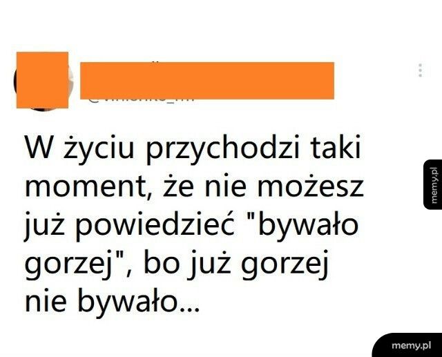 Moment w życiu